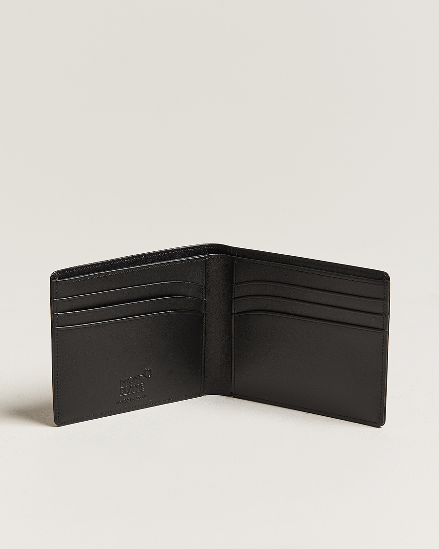 Heren | Montblanc Meisterstück Leather Wallet 6cc Black | Montblanc | Meisterstück Leather Wallet 6cc Black