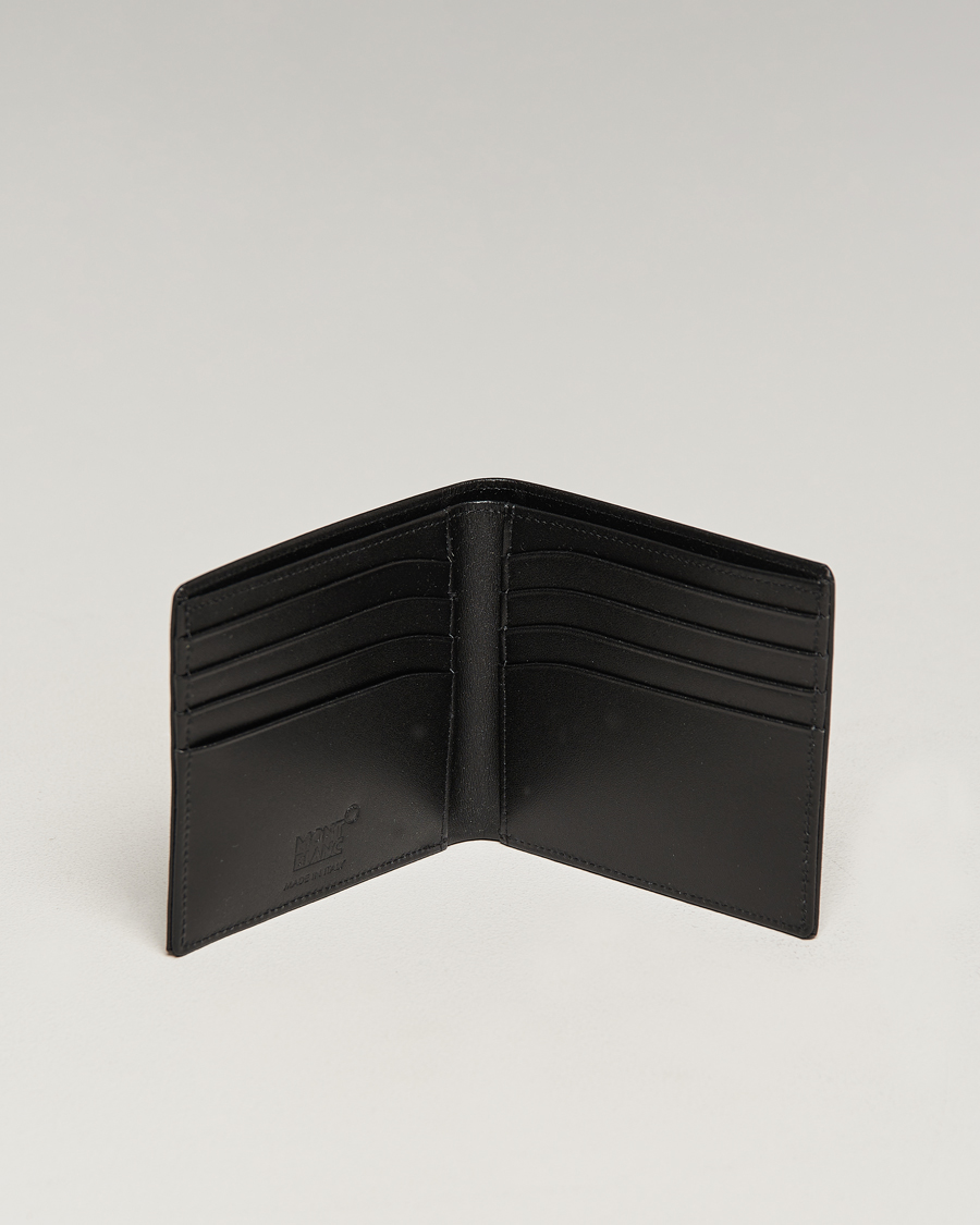 Heren | Portefeuilles met tweevoudige ritssluiting | Montblanc | Meisterstück Leather Wallet 8cc Black