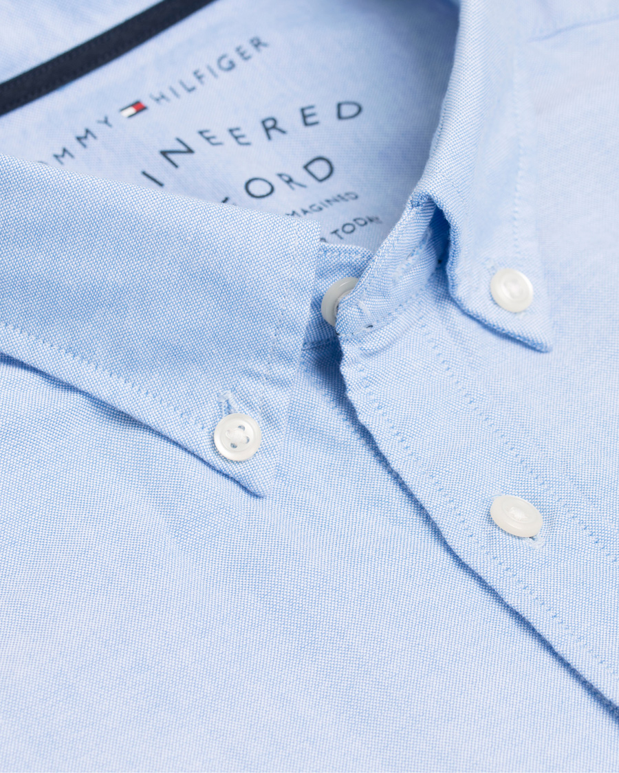 Heren | Overhemden | Tommy Hilfiger | New York Fit Engineered Oxford Shirt Blue