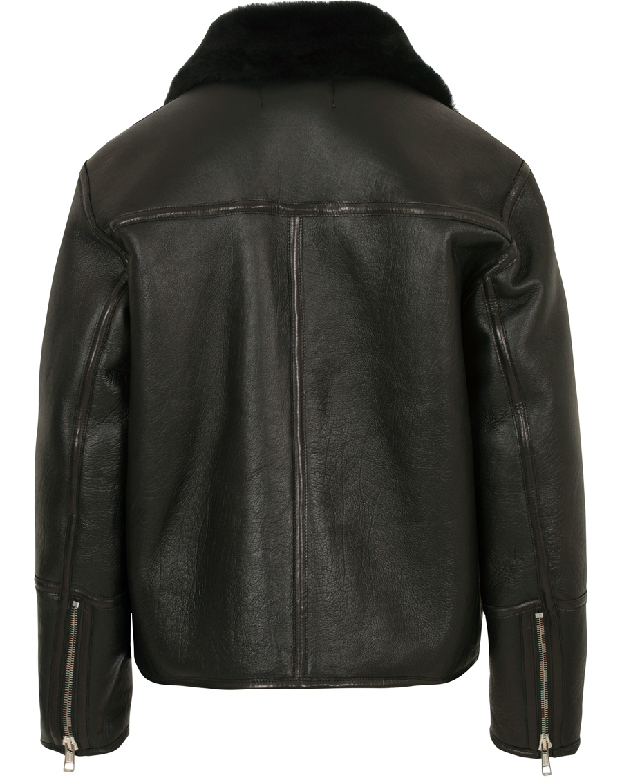 Heren | Jassen | Our Legacy | Flight Jacket Black Shearling