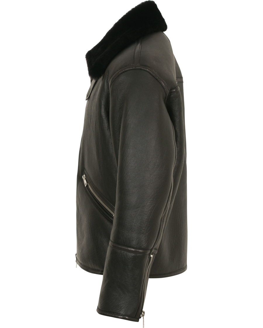 Heren | Jassen | Our Legacy | Flight Jacket Black Shearling