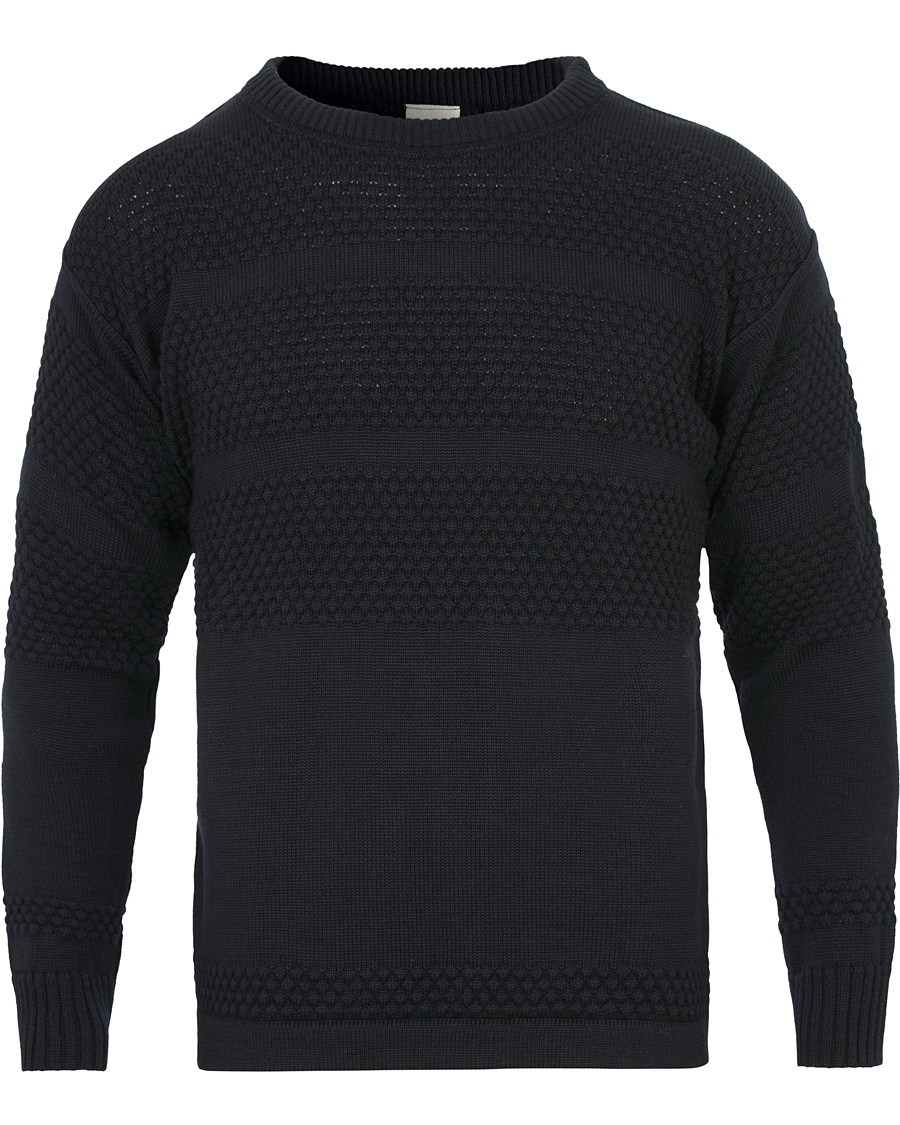 Heren | Truien | S.N.S. Herning | Fisherman Crew Neck Navy Blue
