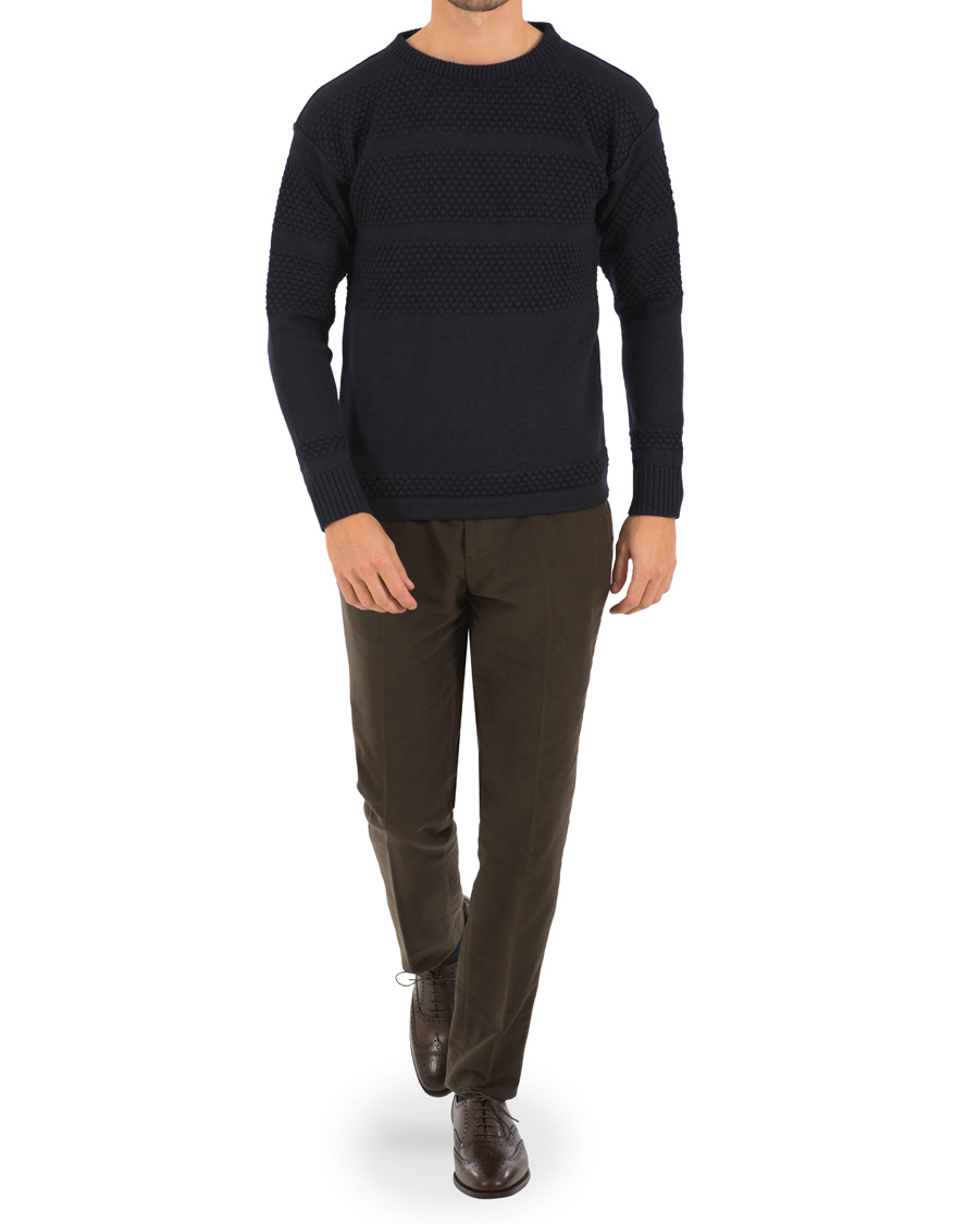 Heren | Truien | S.N.S. Herning | Fisherman Crew Neck Navy Blue