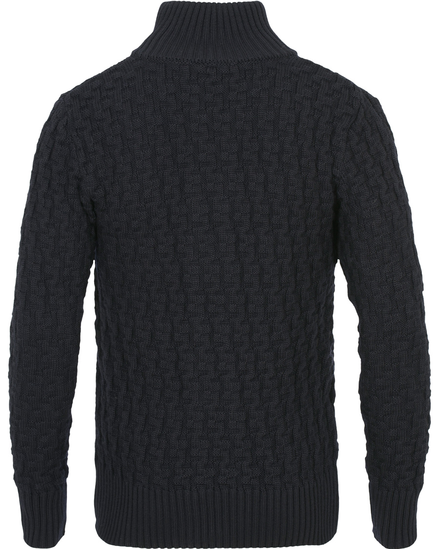 Heren | Truien | S.N.S. Herning | Stark Cardigan Navy Blue