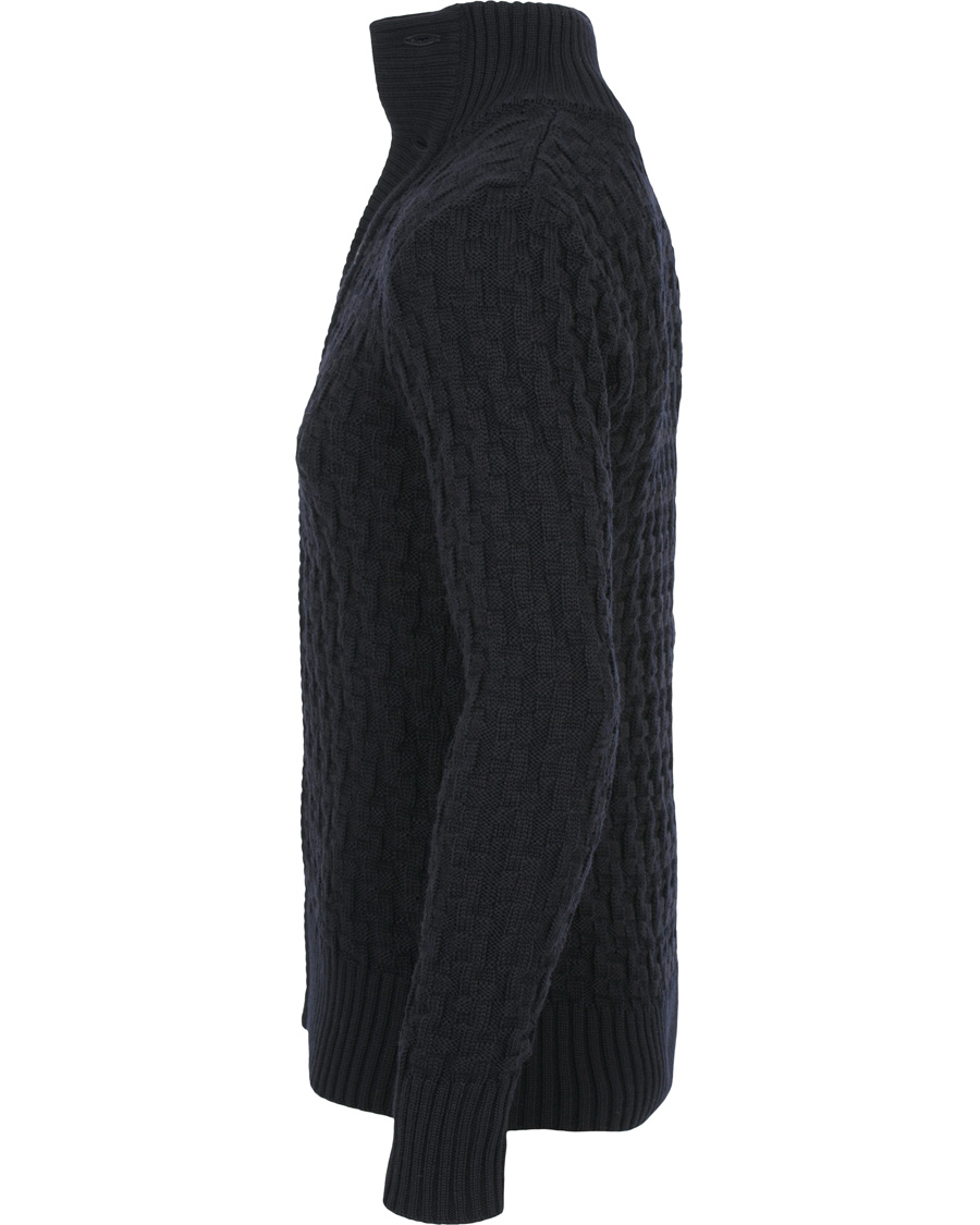 Heren | Truien | S.N.S. Herning | Stark Cardigan Navy Blue
