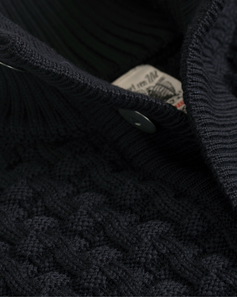 Heren | Truien | S.N.S. Herning | Stark Cardigan Navy Blue