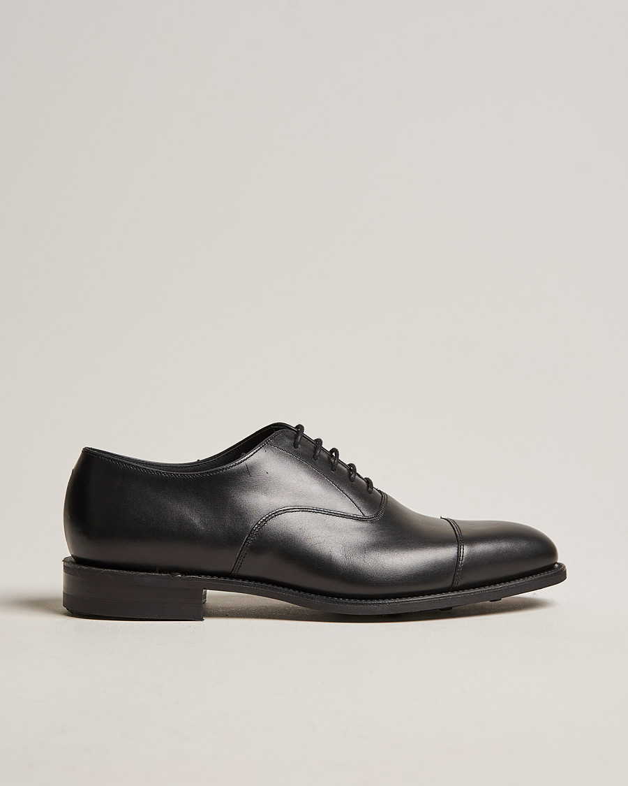 Heren | Handgemaakte schoenen | Loake 1880 | Aldwych Single Dainite Oxford Black Calf