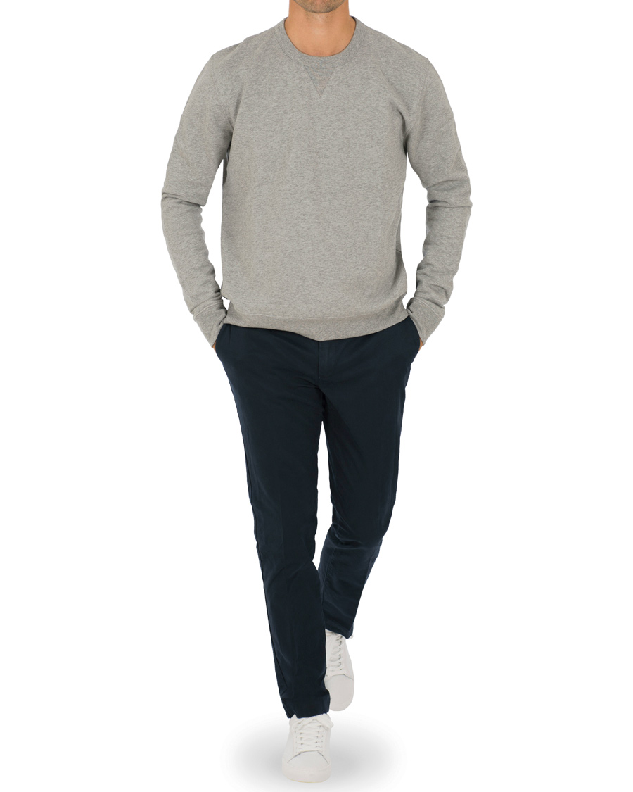 Heren | Truien | Filippa K | Rider Crew Neck Sweatshirt Grey Melange