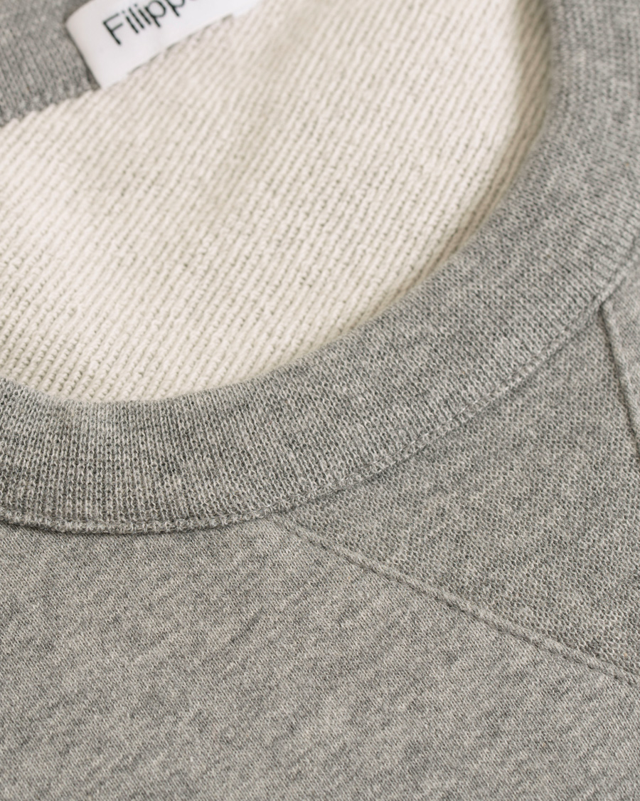 Heren | Truien | Filippa K | Rider Crew Neck Sweatshirt Grey Melange