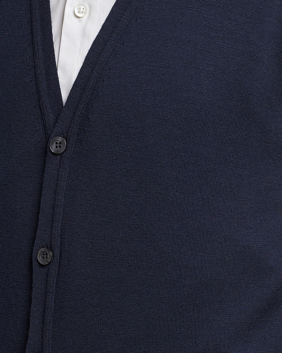 Heren | Truien | John Smedley | Huntswood Slim Fit Waistcoat Midnight