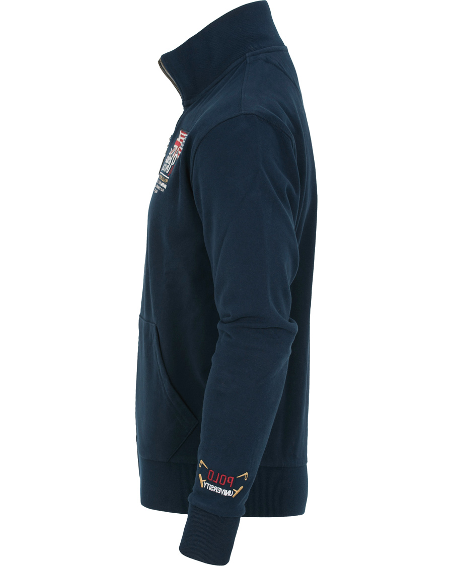 Heren | Truien | La Martina | Silas Full Zip Sweater Navy