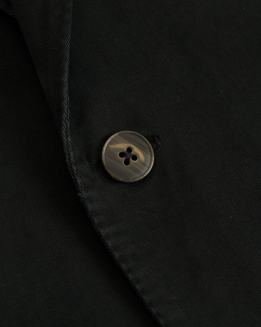 Heren | Blazers | L.B.M. 1911 | Jack Slim Fit Cotton Blazer Black