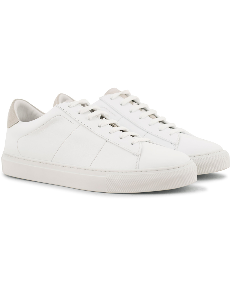 Heren | Dondup Leather Sneaker White | Dondup | Leather Sneaker White