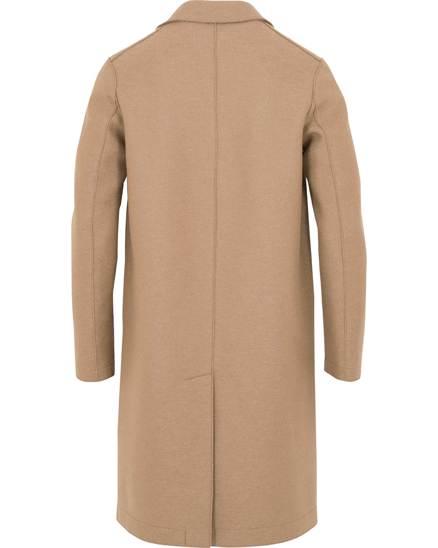 Heren | Jassen | Harris Wharf London | Wool Raw Edge Overcoat Camel