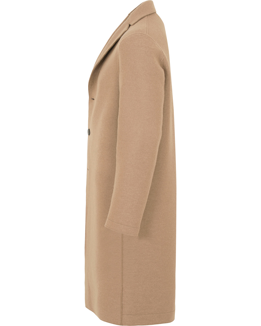 Heren | Jassen | Harris Wharf London | Wool Raw Edge Overcoat Camel