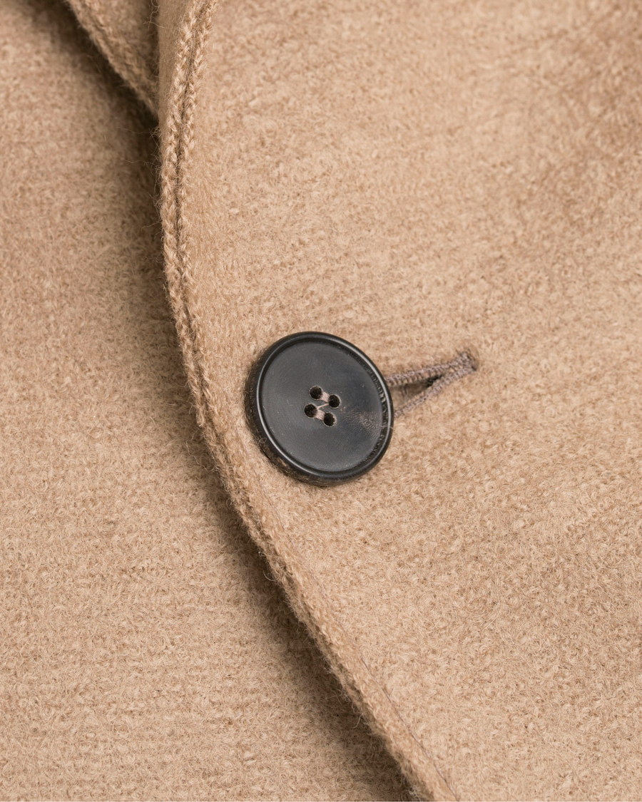 Heren | Jassen | Harris Wharf London | Wool Raw Edge Overcoat Camel