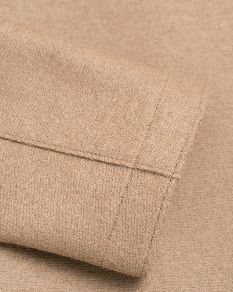 Heren | Jassen | Harris Wharf London | Wool Raw Edge Overcoat Camel