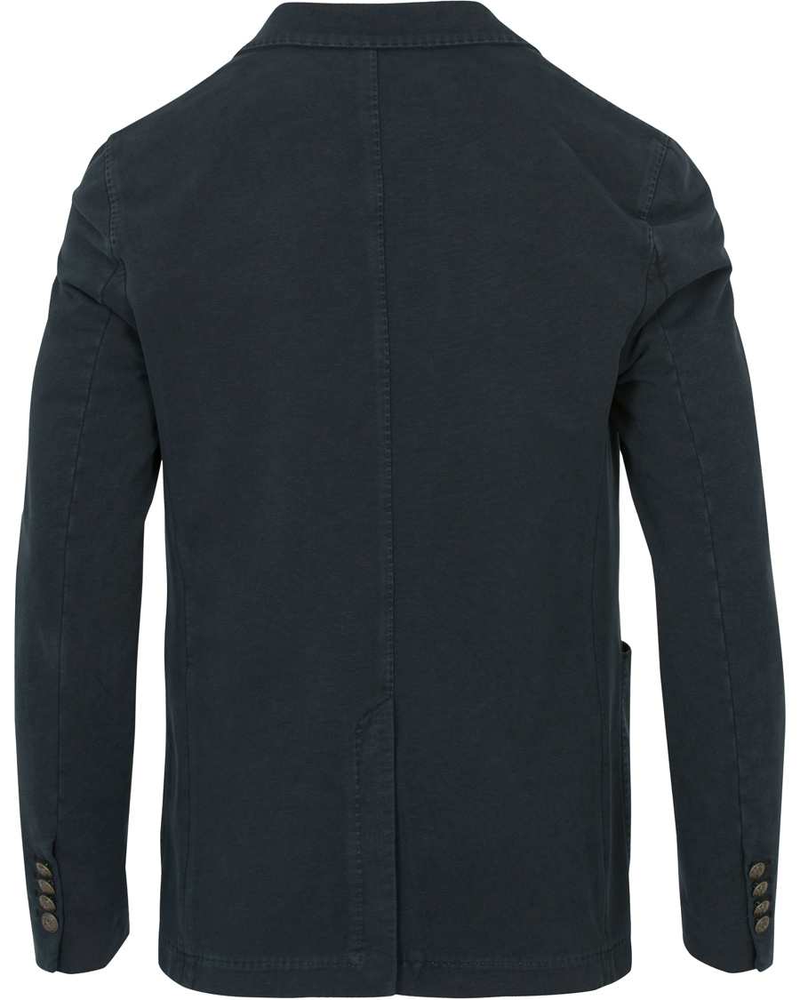 Heren | Blazers | Circolo 1901 | Jersey Patch Pocket Double Breasted Blazer Navy