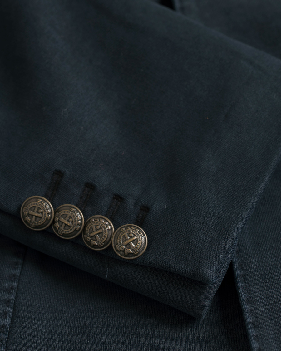 Heren | Blazers | Circolo 1901 | Jersey Patch Pocket Double Breasted Blazer Navy