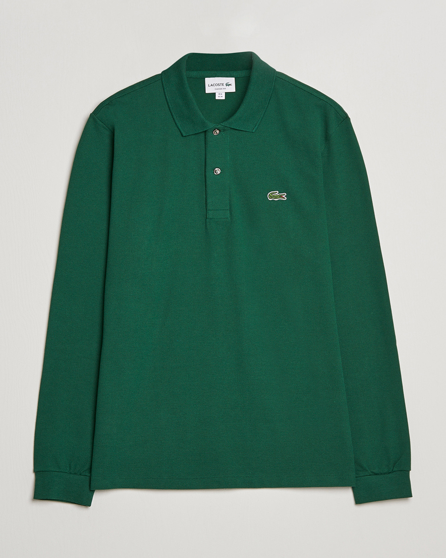 Heren | Polo's | Lacoste | Original Long Sleeve Polo Piké Green