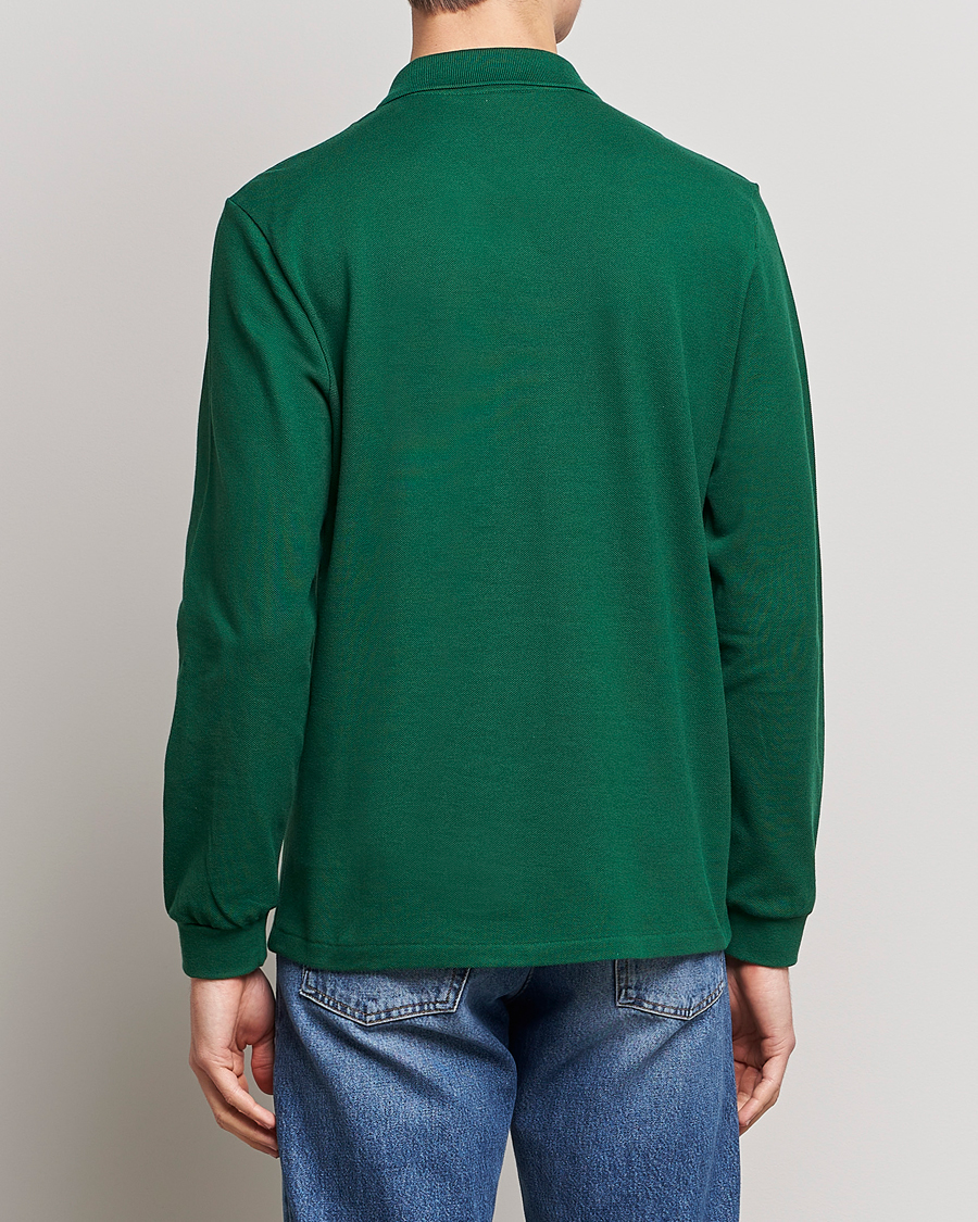 Heren | Poloshirts met lange mouwen | Lacoste | Long Sleeve Piké Green