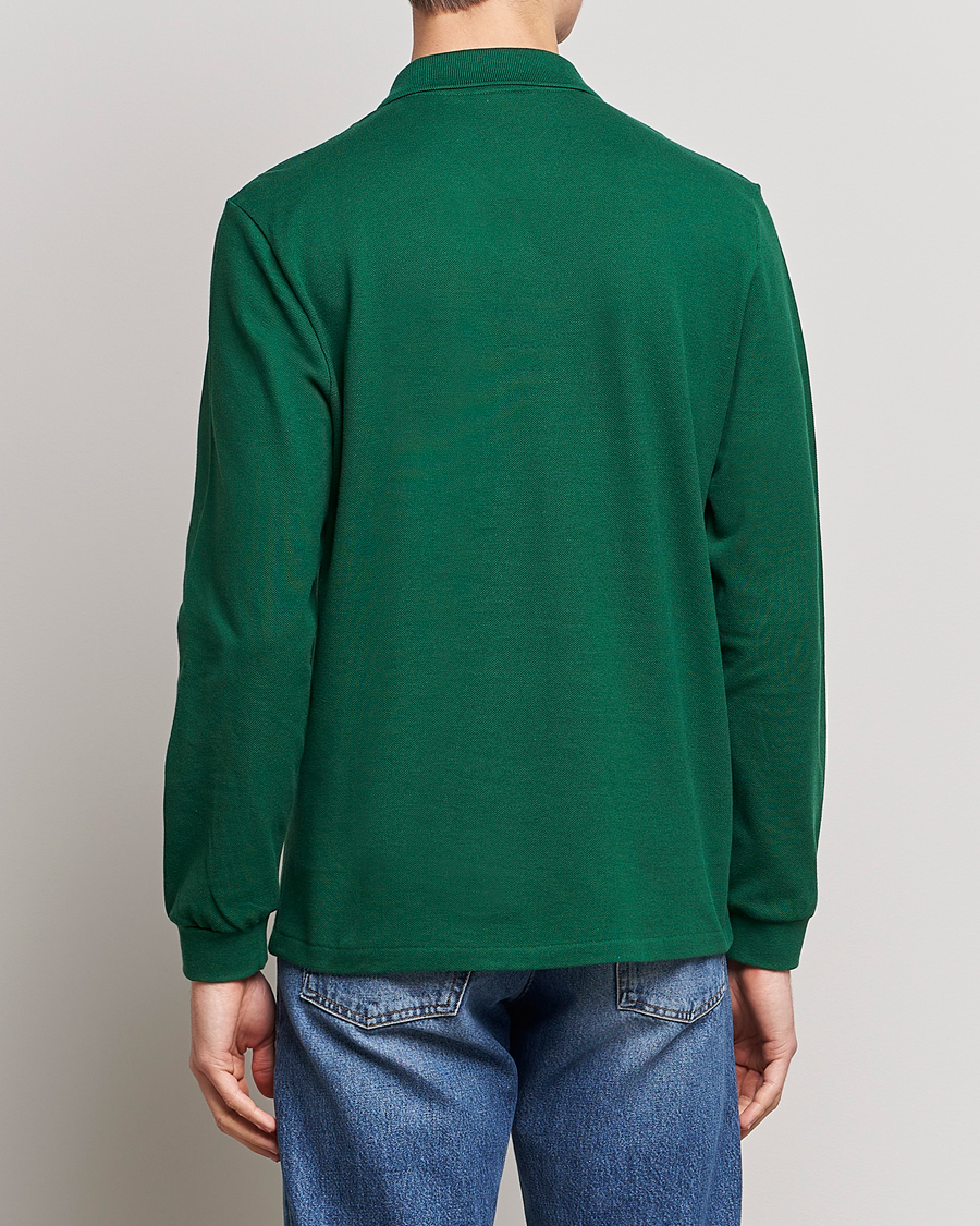 Heren | Polo's | Lacoste | Original Long Sleeve Polo Piké Green