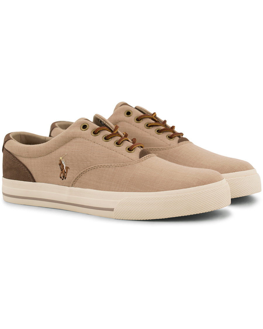 Heren | Polo Ralph Lauren Vaughn Sneaker Taupe | Polo Ralph Lauren | Vaughn Sneaker Taupe