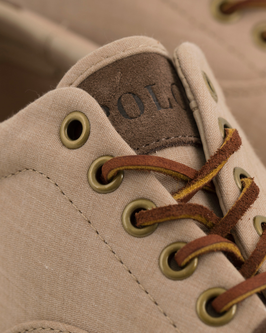 Heren | Polo Ralph Lauren Vaughn Sneaker Taupe | Polo Ralph Lauren | Vaughn Sneaker Taupe