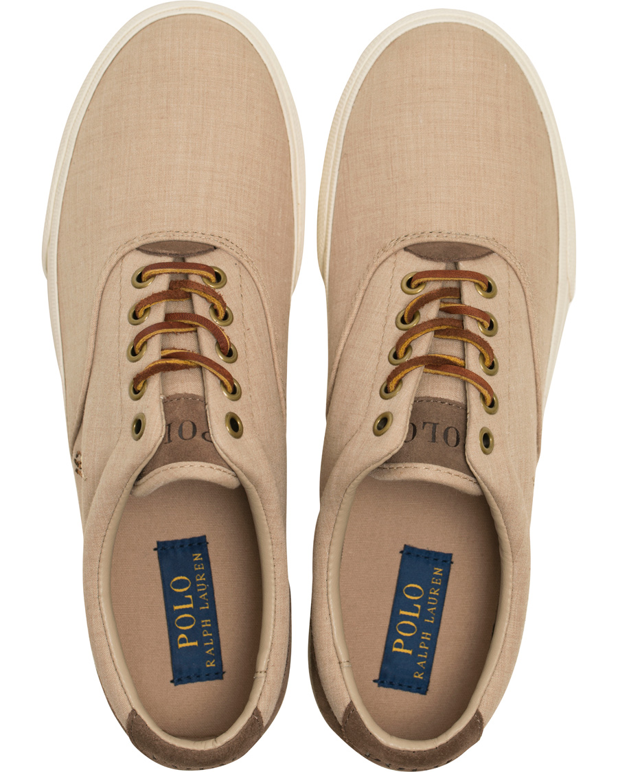 Heren | Polo Ralph Lauren Vaughn Sneaker Taupe | Polo Ralph Lauren | Vaughn Sneaker Taupe