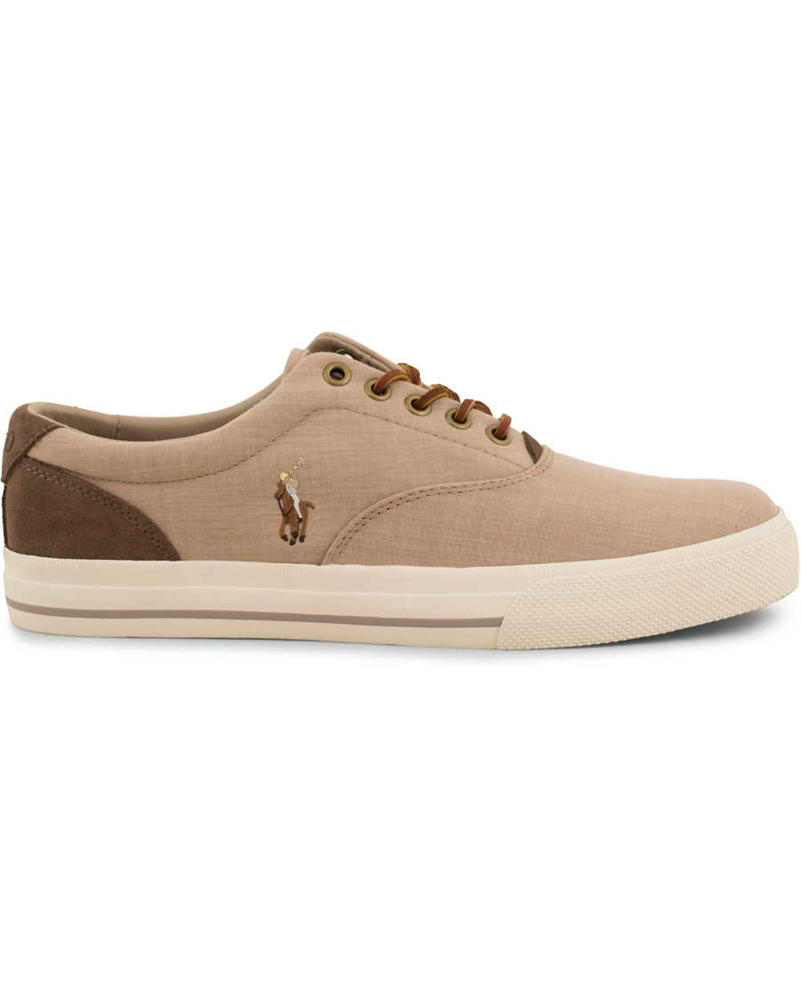 Heren | Polo Ralph Lauren Vaughn Sneaker Taupe | Polo Ralph Lauren | Vaughn Sneaker Taupe
