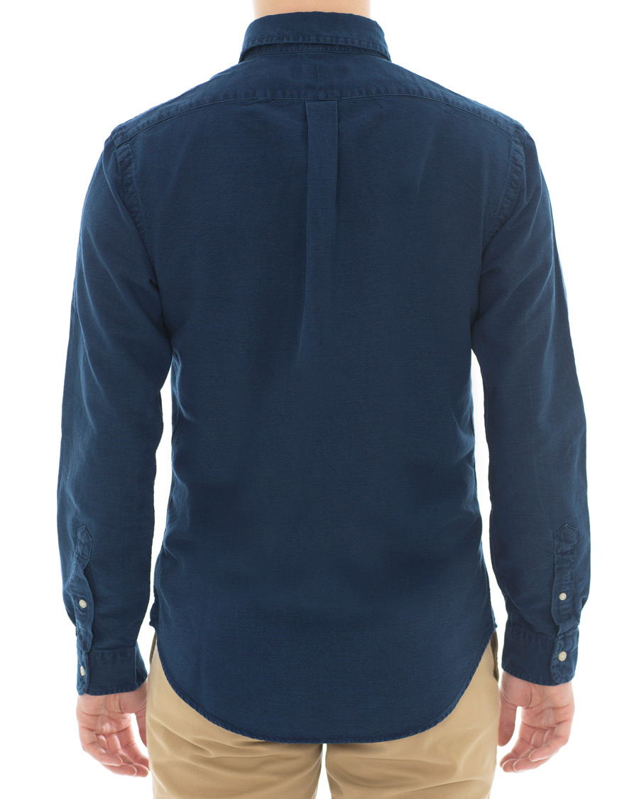 Heren | Overhemden | Polo Ralph Lauren | Slim Fit Garment Dyed Oxford Shirt Indigo