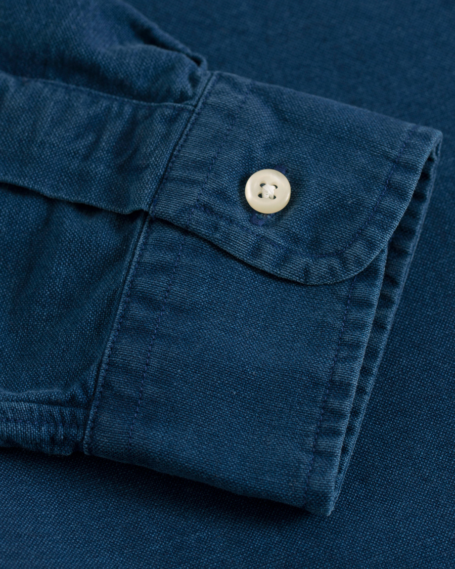 Heren | Overhemden | Polo Ralph Lauren | Slim Fit Garment Dyed Oxford Shirt Indigo