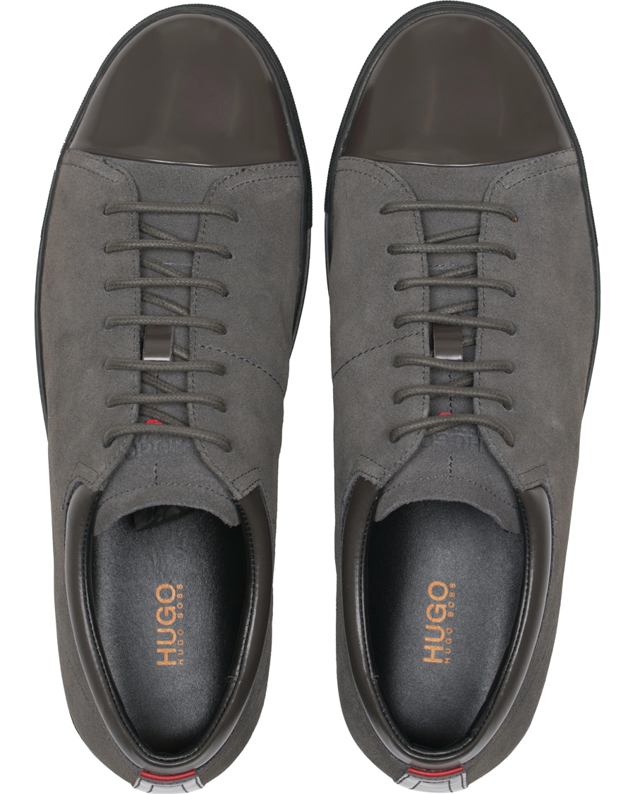 Heren | HUGO Casual Toe Cap Sneaker Grey | HUGO | Casual Toe Cap Sneaker Grey
