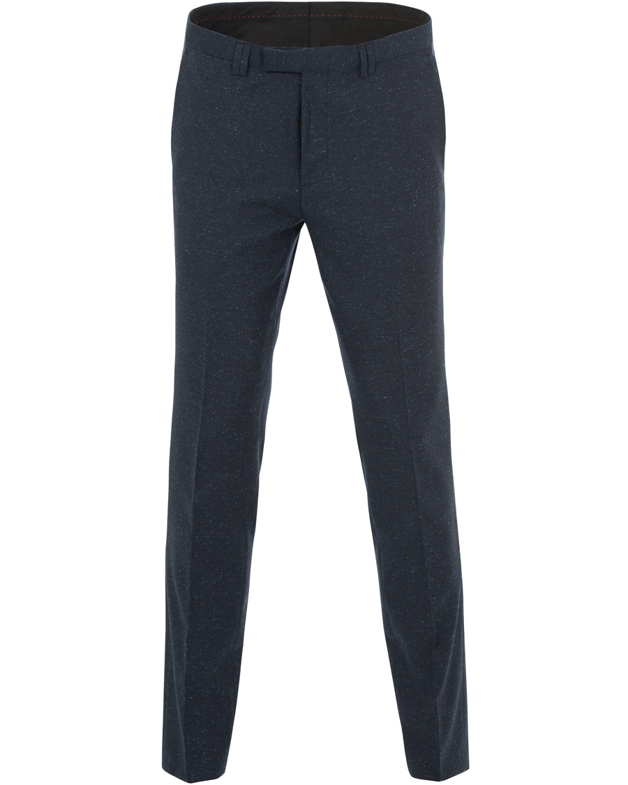Heren | Pakken | HUGO | Arti Hesten Wool/Silk Donegal Suit Navy