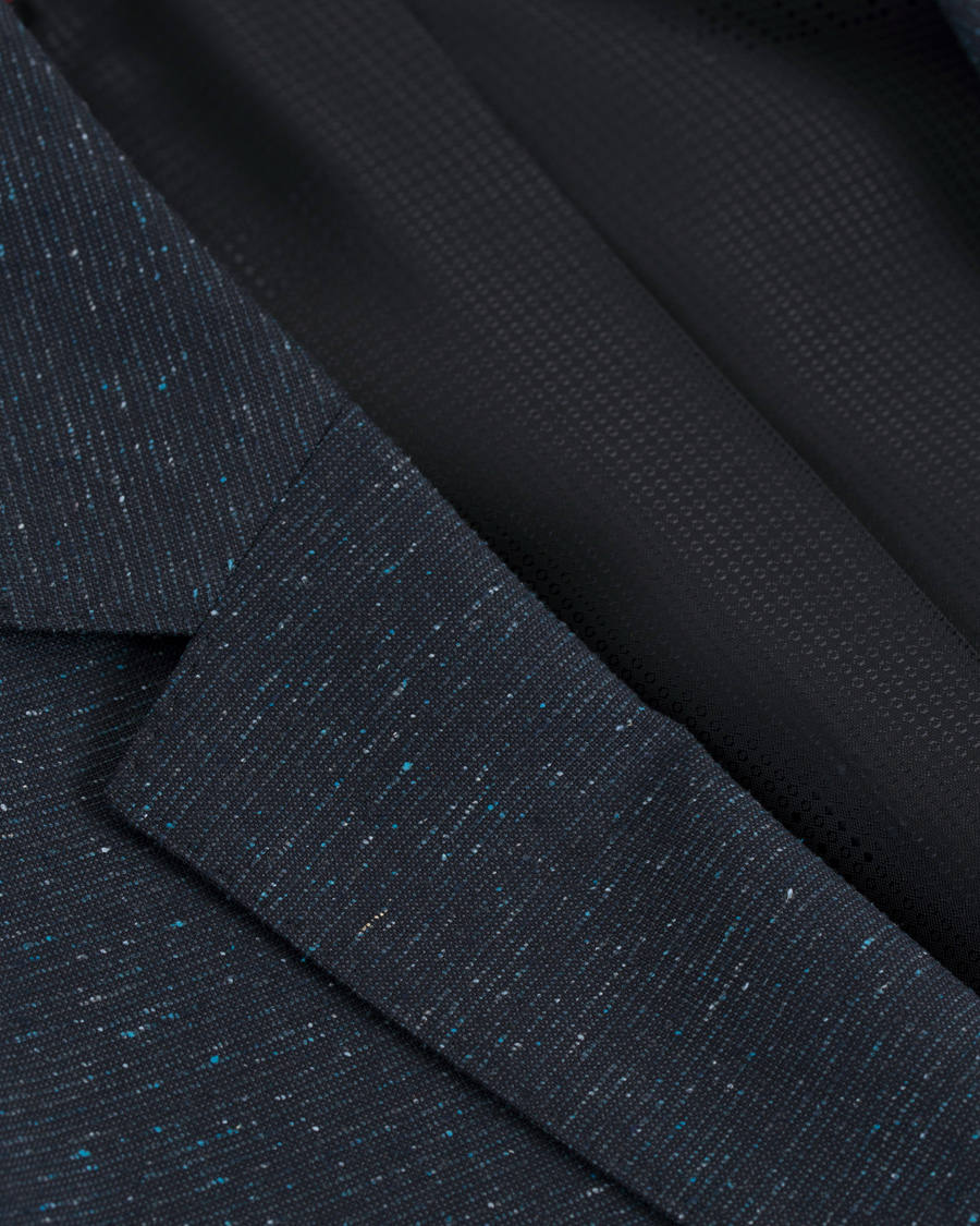 Heren | Pakken | HUGO | Arti Hesten Wool/Silk Donegal Suit Navy