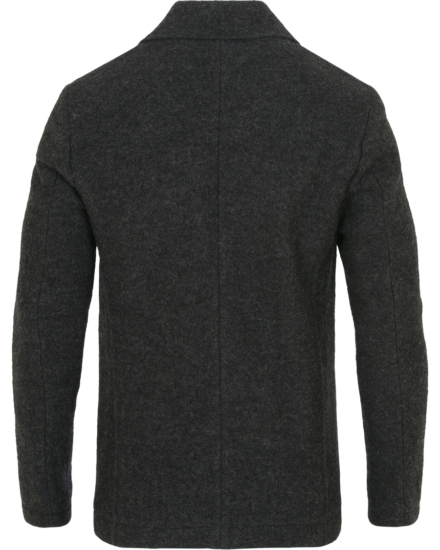 Heren | Jassen | BOSS ORANGE | BOSS Casual Branco Wool Peacoat Dark Grey