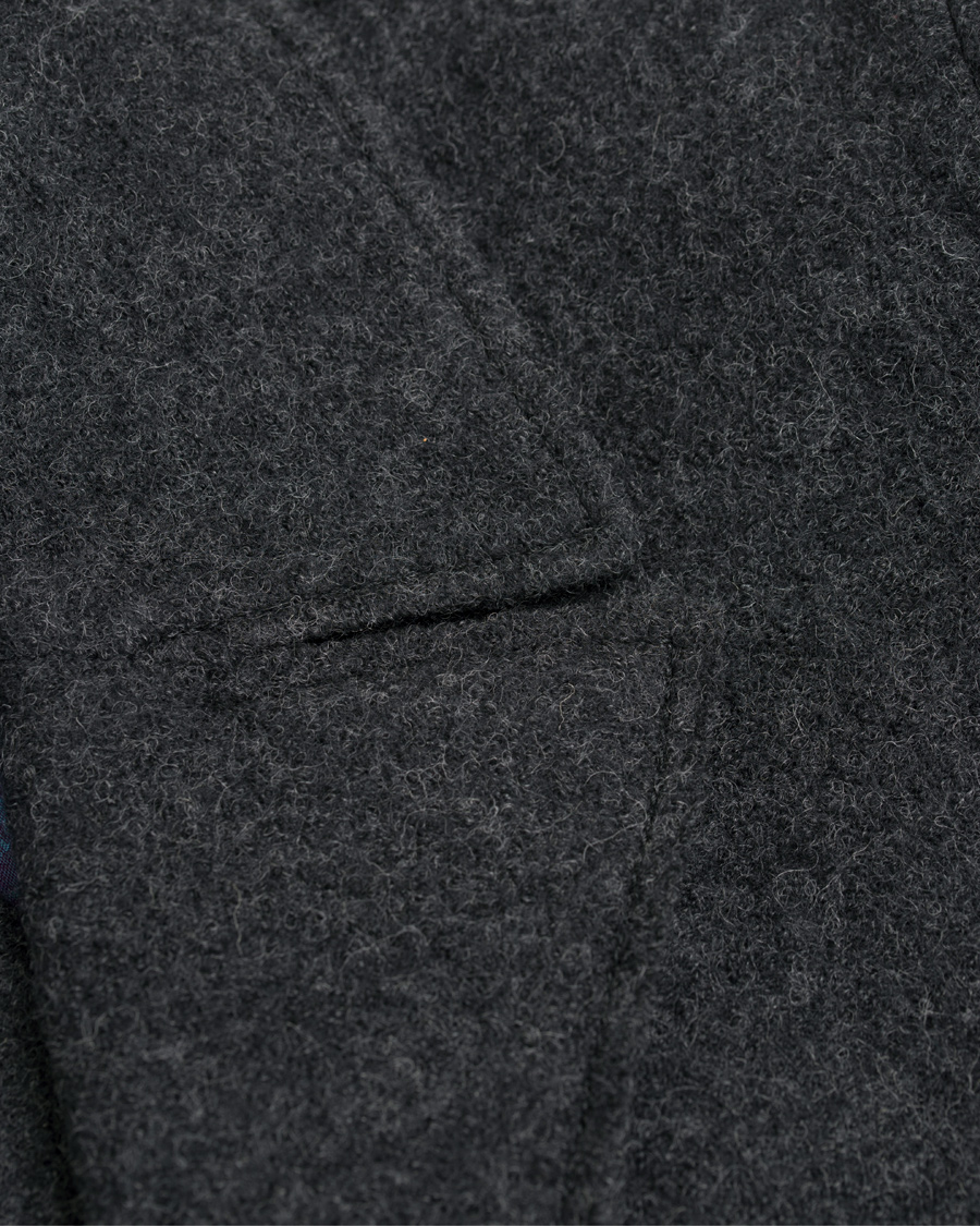 Heren | Jassen | BOSS ORANGE | BOSS Casual Branco Wool Peacoat Dark Grey