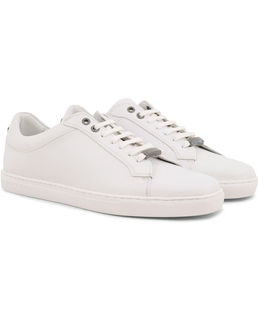 Heren | BOSS Tribute Tenn Sneaker White | BOSS BLACK | BOSS Tribute Tenn Sneaker White
