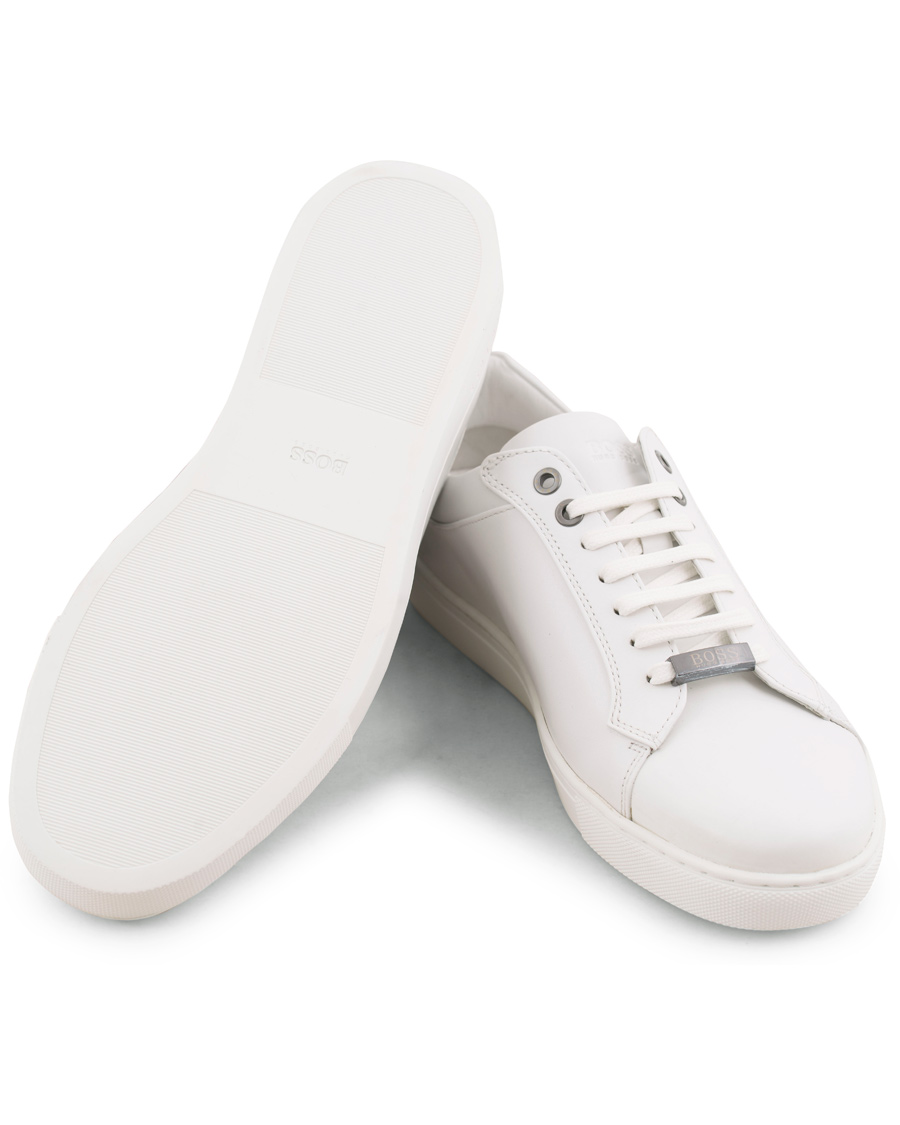 Heren | BOSS Tribute Tenn Sneaker White | BOSS BLACK | BOSS Tribute Tenn Sneaker White