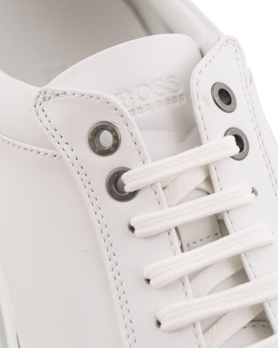 Heren | BOSS Tribute Tenn Sneaker White | BOSS BLACK | BOSS Tribute Tenn Sneaker White