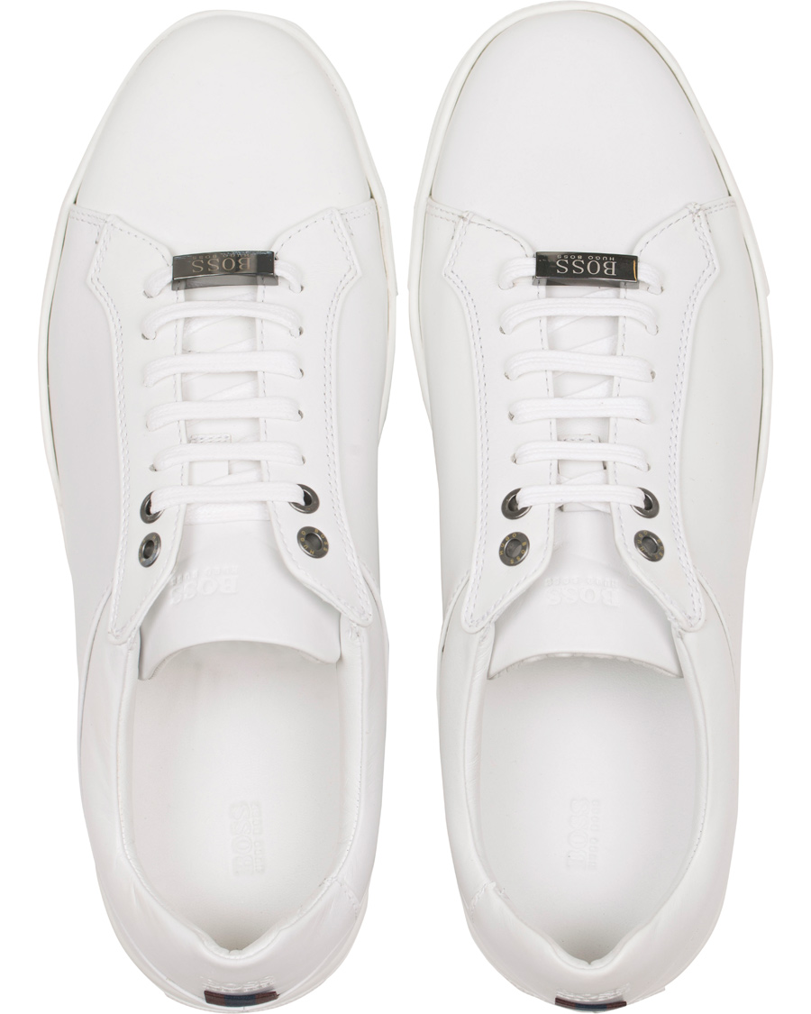Heren | BOSS Tribute Tenn Sneaker White | BOSS BLACK | BOSS Tribute Tenn Sneaker White