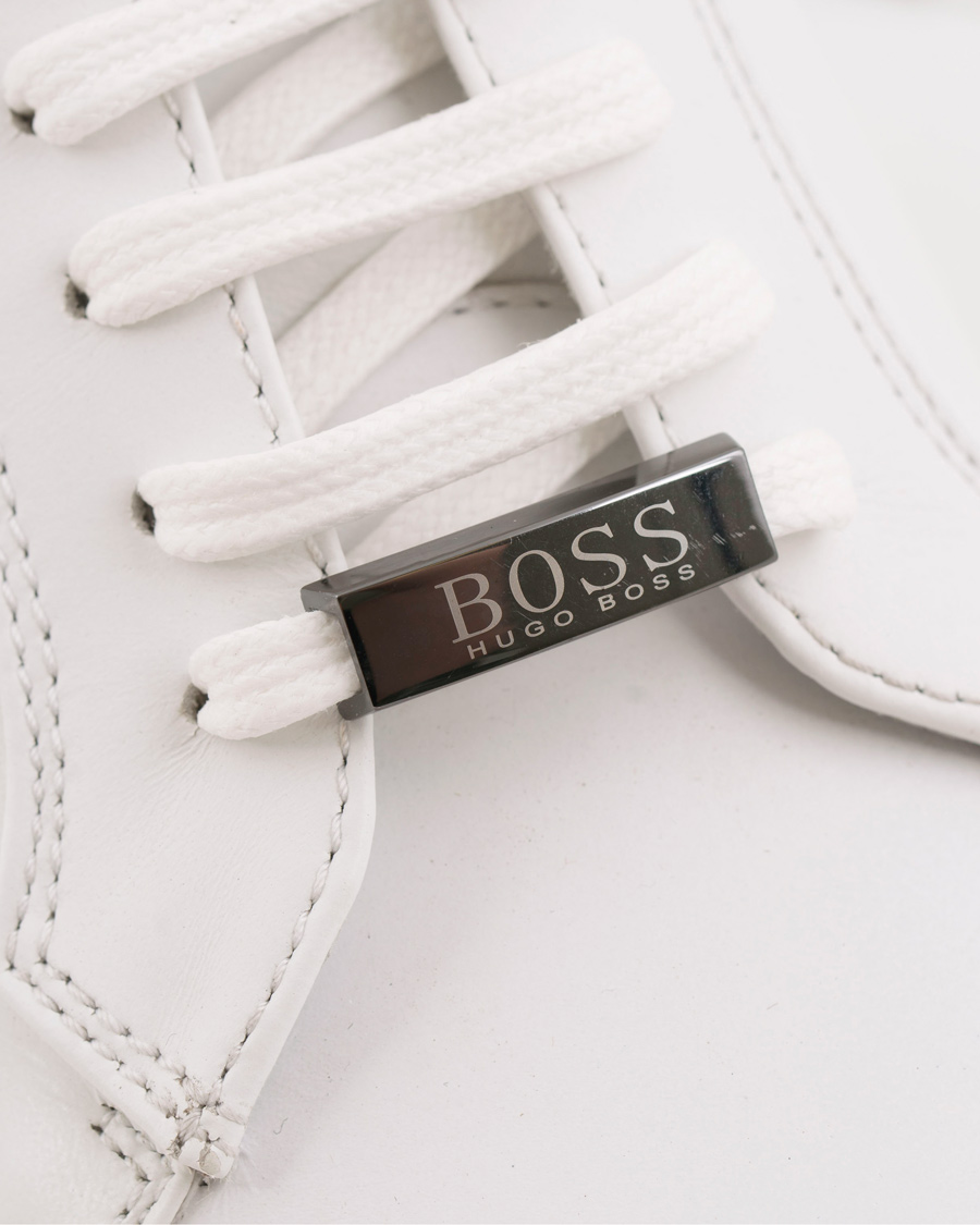 Heren | BOSS Tribute Tenn Sneaker White | BOSS BLACK | BOSS Tribute Tenn Sneaker White