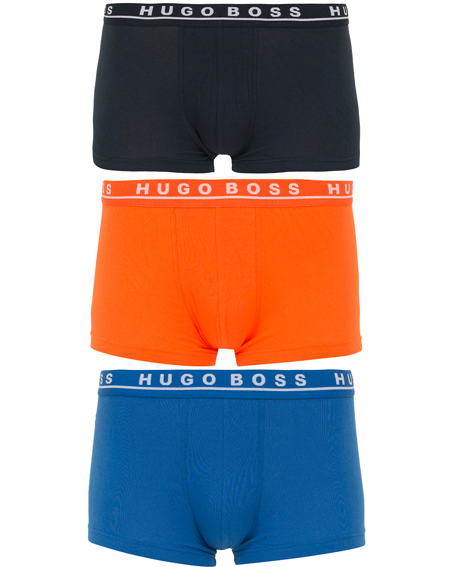 Heren | Ondergoed | BOSS BLACK | BOSS 3-Pack Trunk Orange/Blue/Black