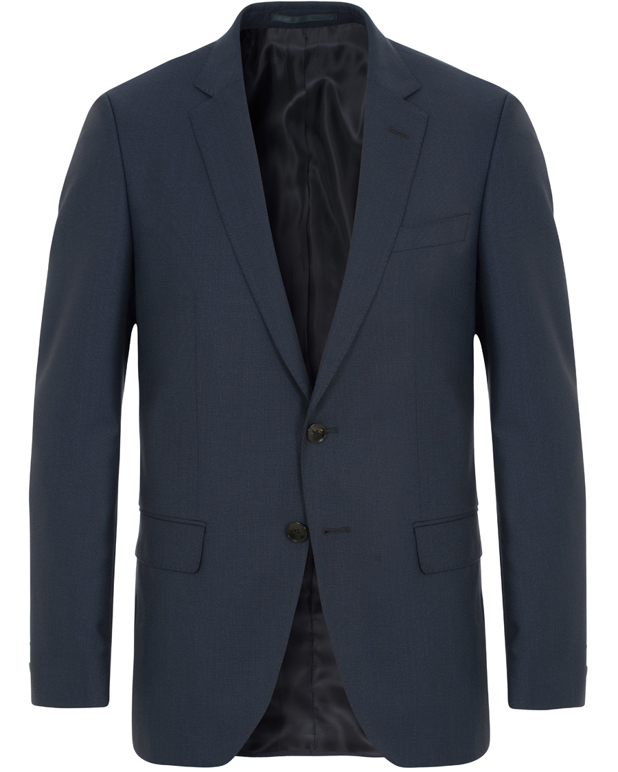 Heren | Pakken | BOSS BLACK | BOSS Huge/Genius Wool Suit Blue