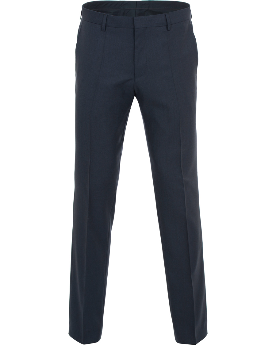 Heren | Pakken | BOSS BLACK | BOSS Huge/Genius Wool Suit Blue