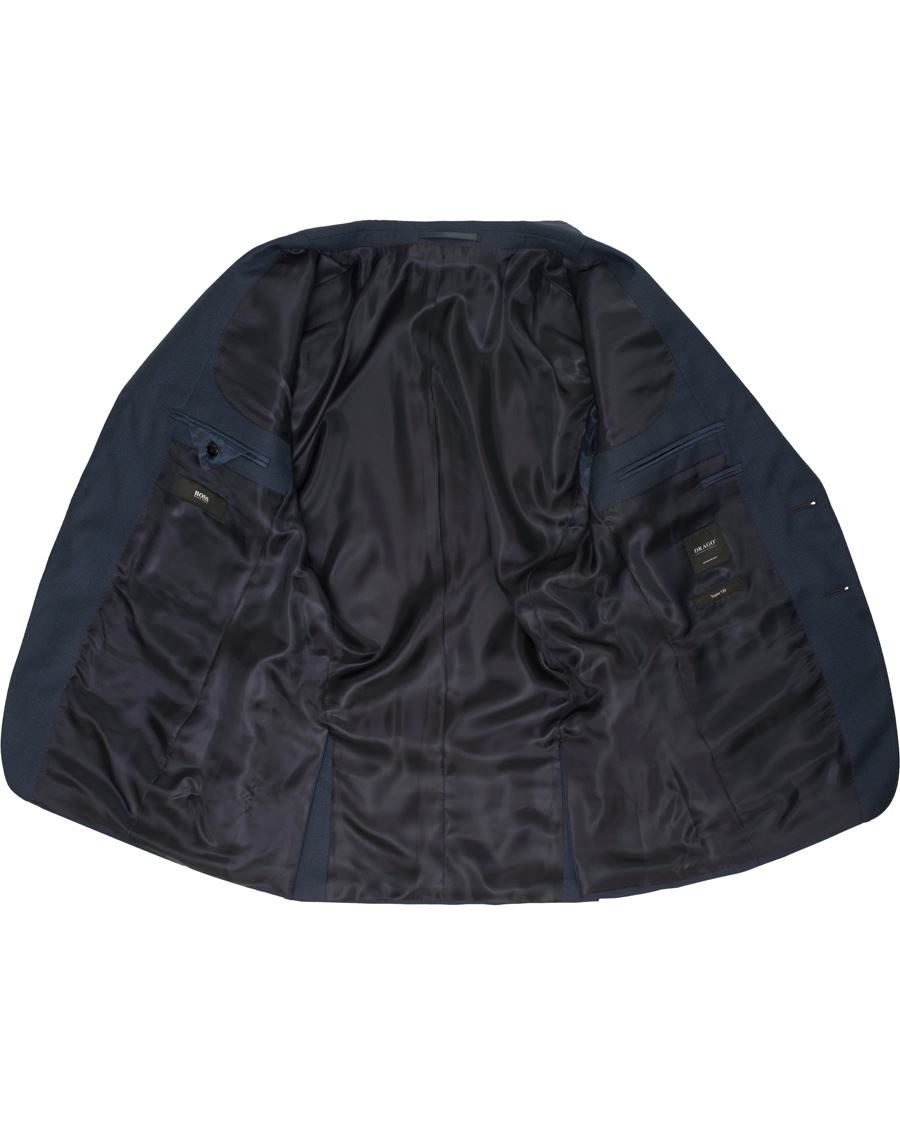 Heren | Pakken | BOSS BLACK | BOSS Huge/Genius Wool Suit Blue