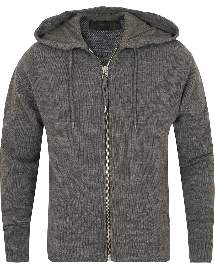 Heren | Truien | Tiger of Sweden Jeans | Syl Plain Full Zip Hoodie Grey