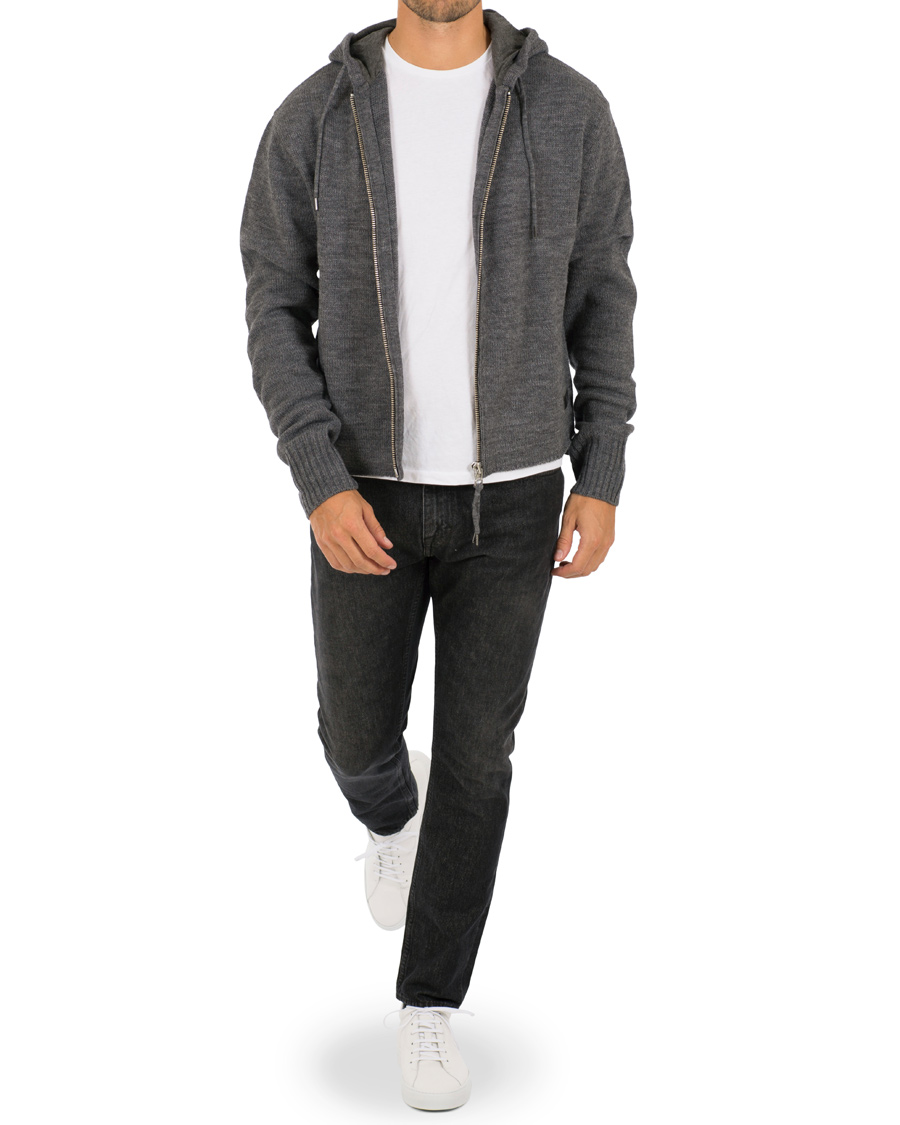 Heren | Truien | Tiger of Sweden Jeans | Syl Plain Full Zip Hoodie Grey