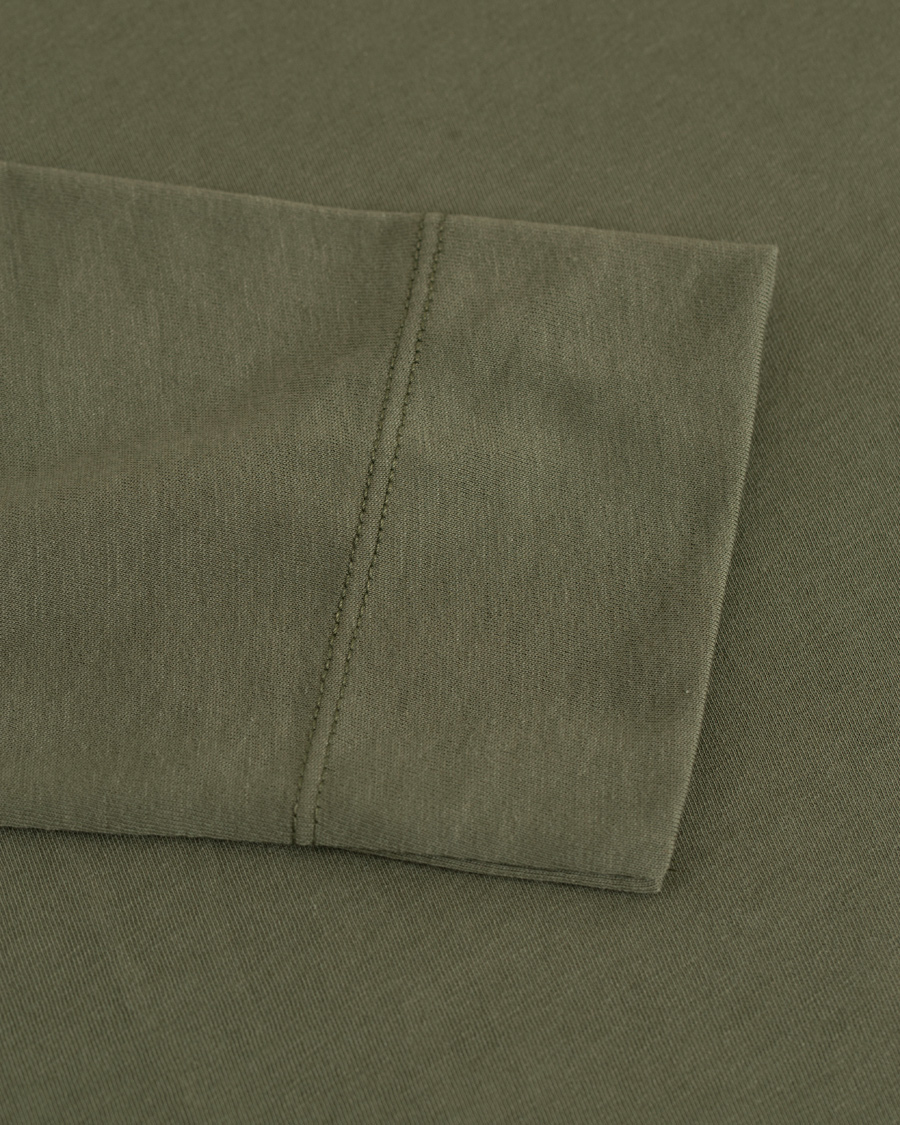 Heren | T-shirts | Tiger of Sweden Jeans | Trasher Long Sleeve Tee Green