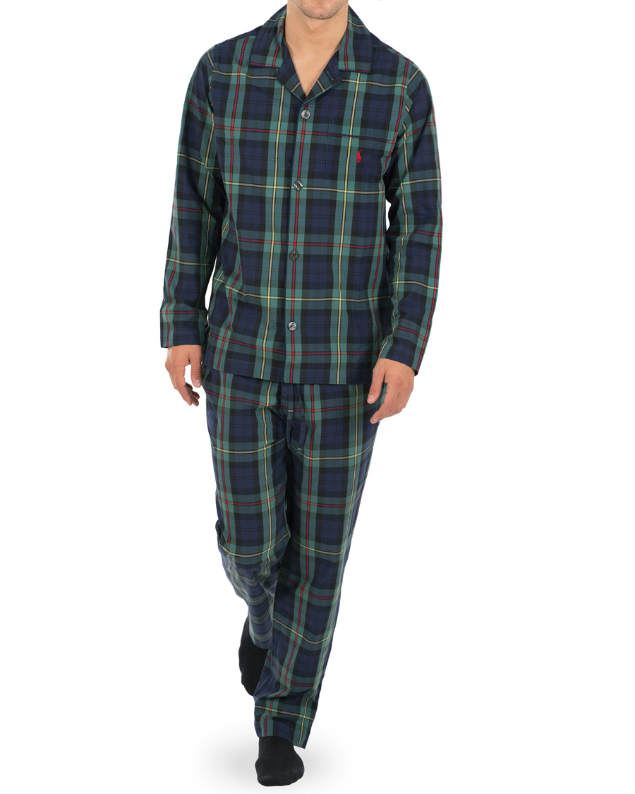 Heren | Ondergoed | Polo Ralph Lauren | Spencer Plaid Check Pyjama Set Green/Blue